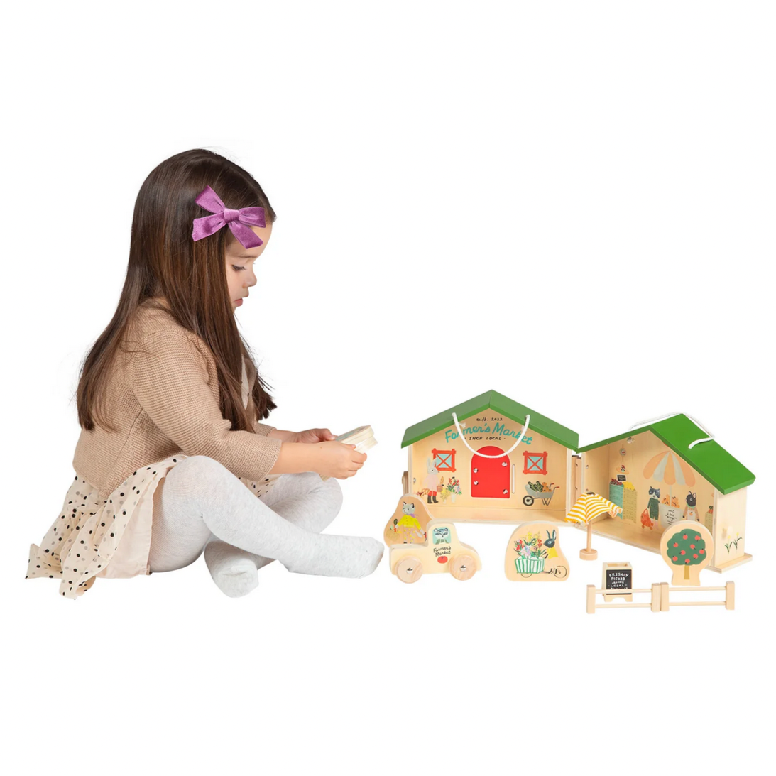 Market Day Wooden Playset