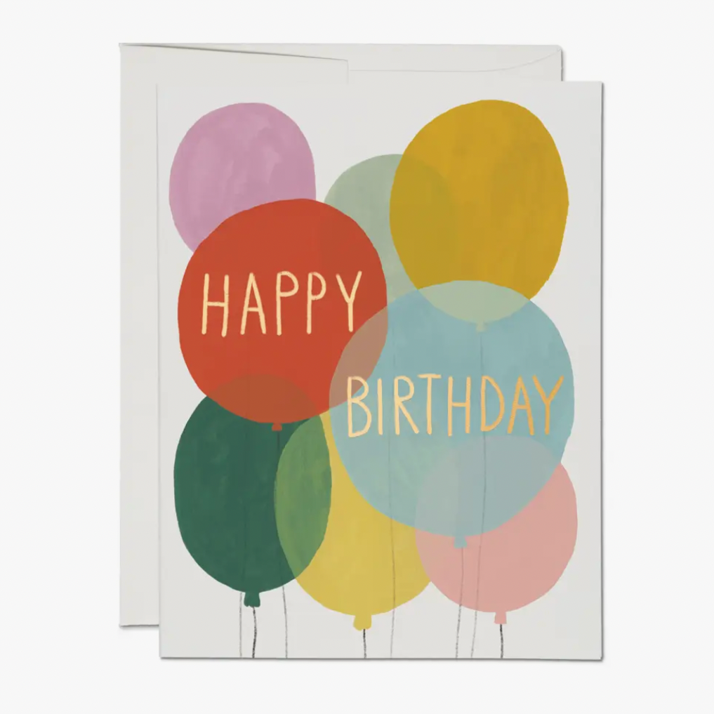 Birthday Balloons card