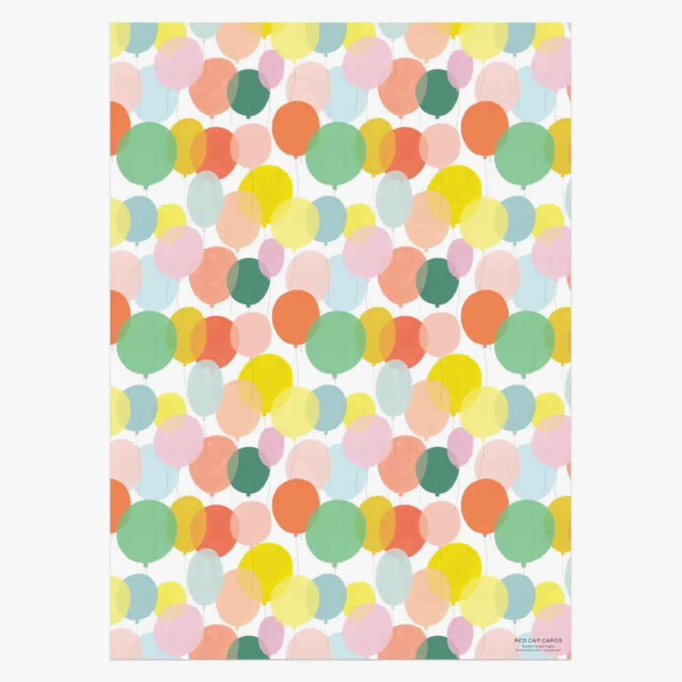 Birthday Balloons Sheet -single sheet