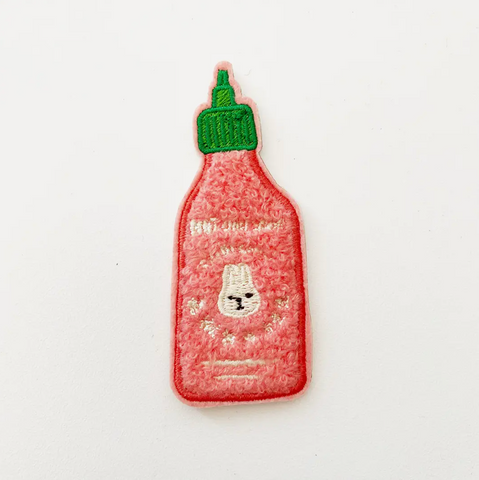 Hot Sauce Stick On Chenille Patch