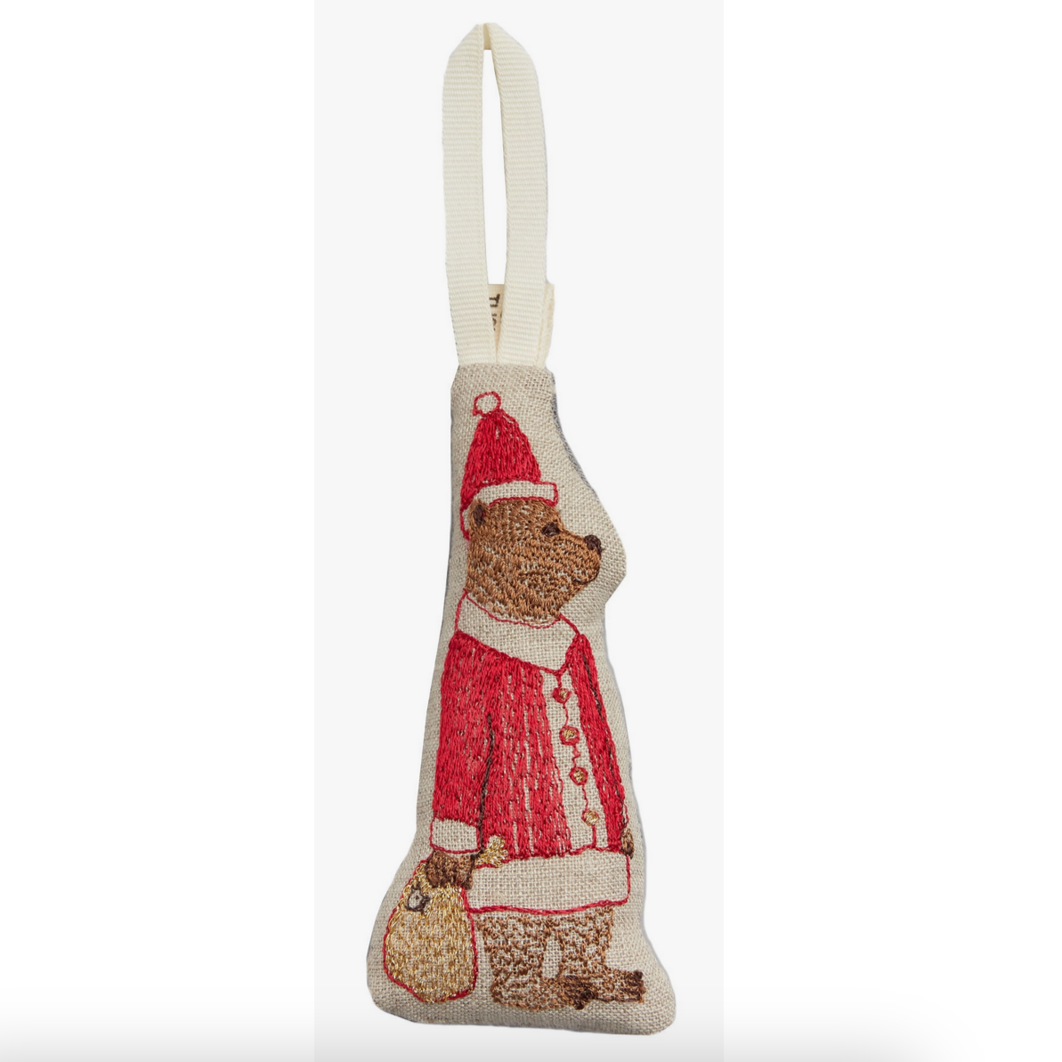 Santa Bear Ornament