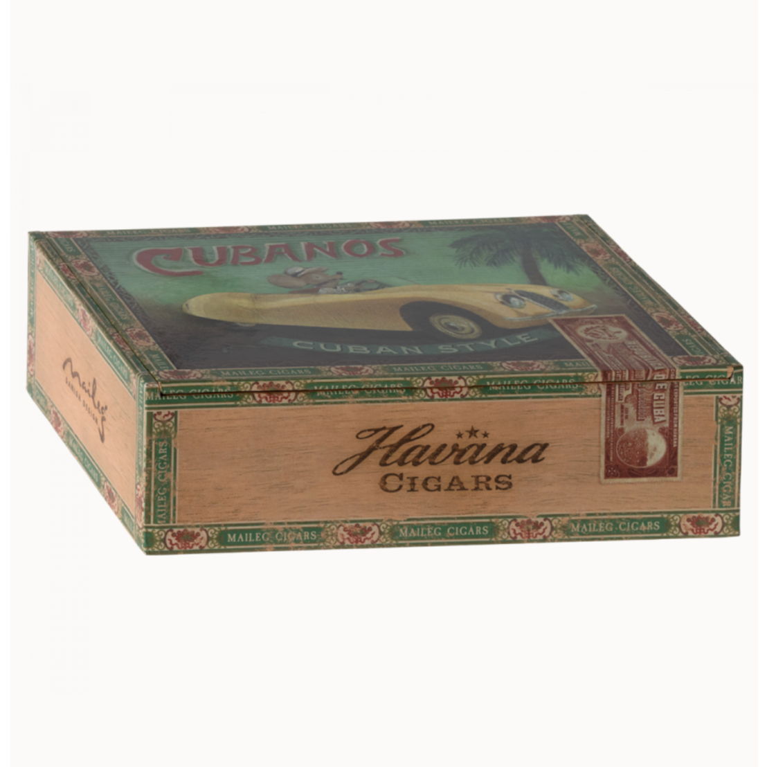 Grandma and Grandpa Mice in Cigarbox