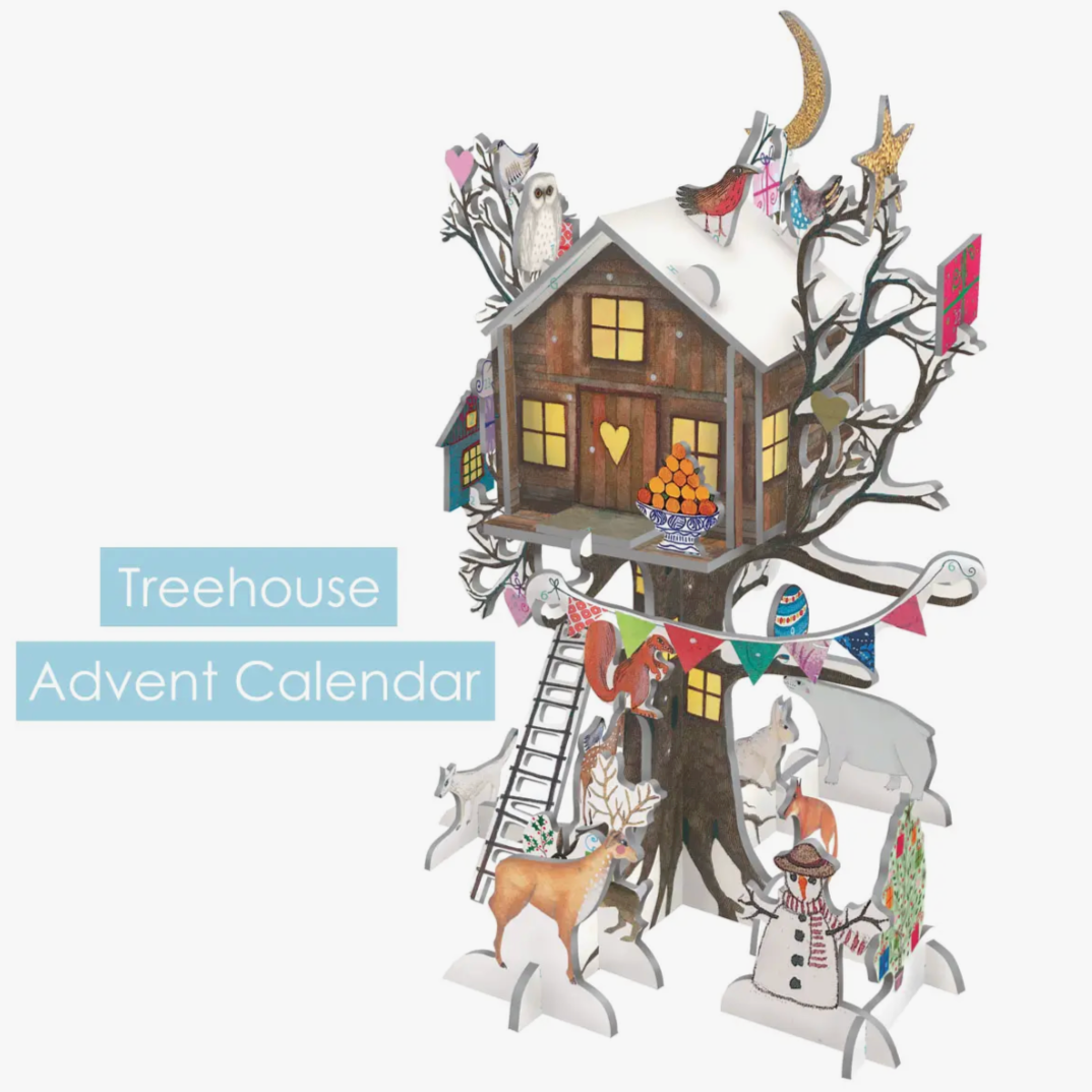 Treehouse Blue Advent Pop & Slot Advent