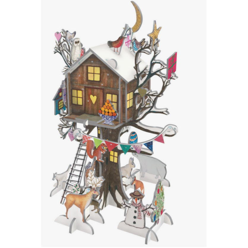 Treehouse Blue Advent Pop & Slot Advent