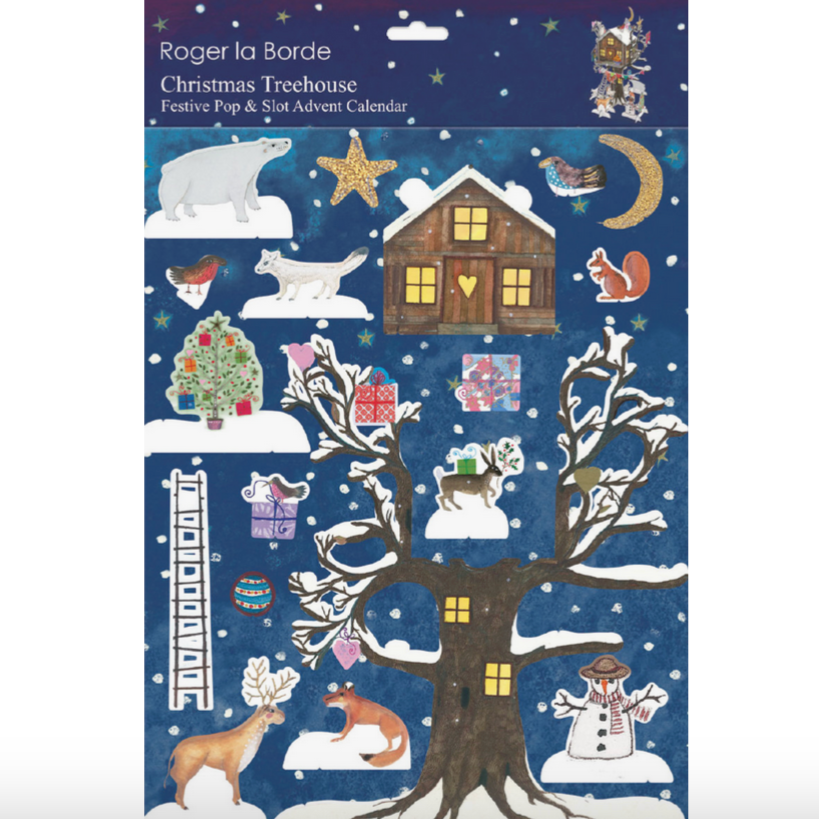 Treehouse Blue Advent Pop & Slot Advent