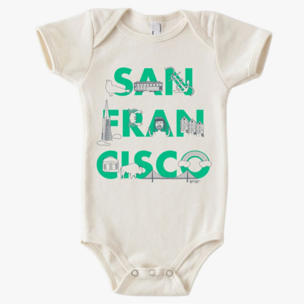 Organic San Francisco Font One-Piece