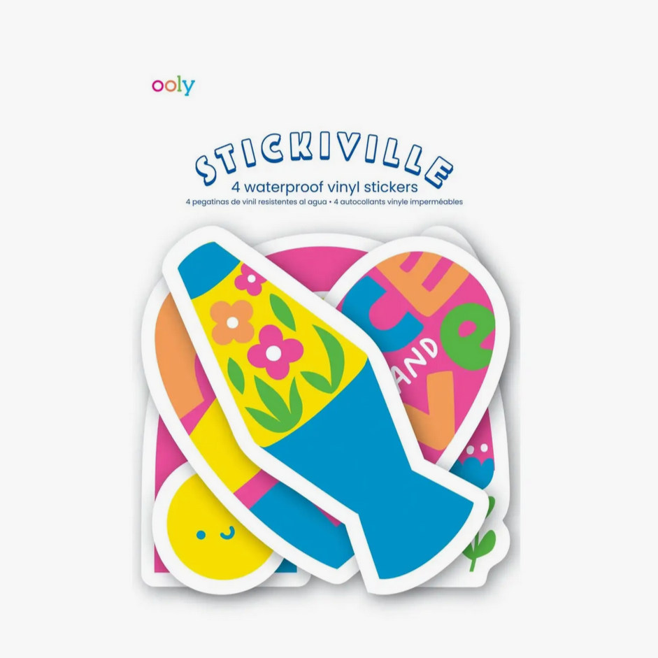 Stickiville Fun Flowers Stickers - OOLY