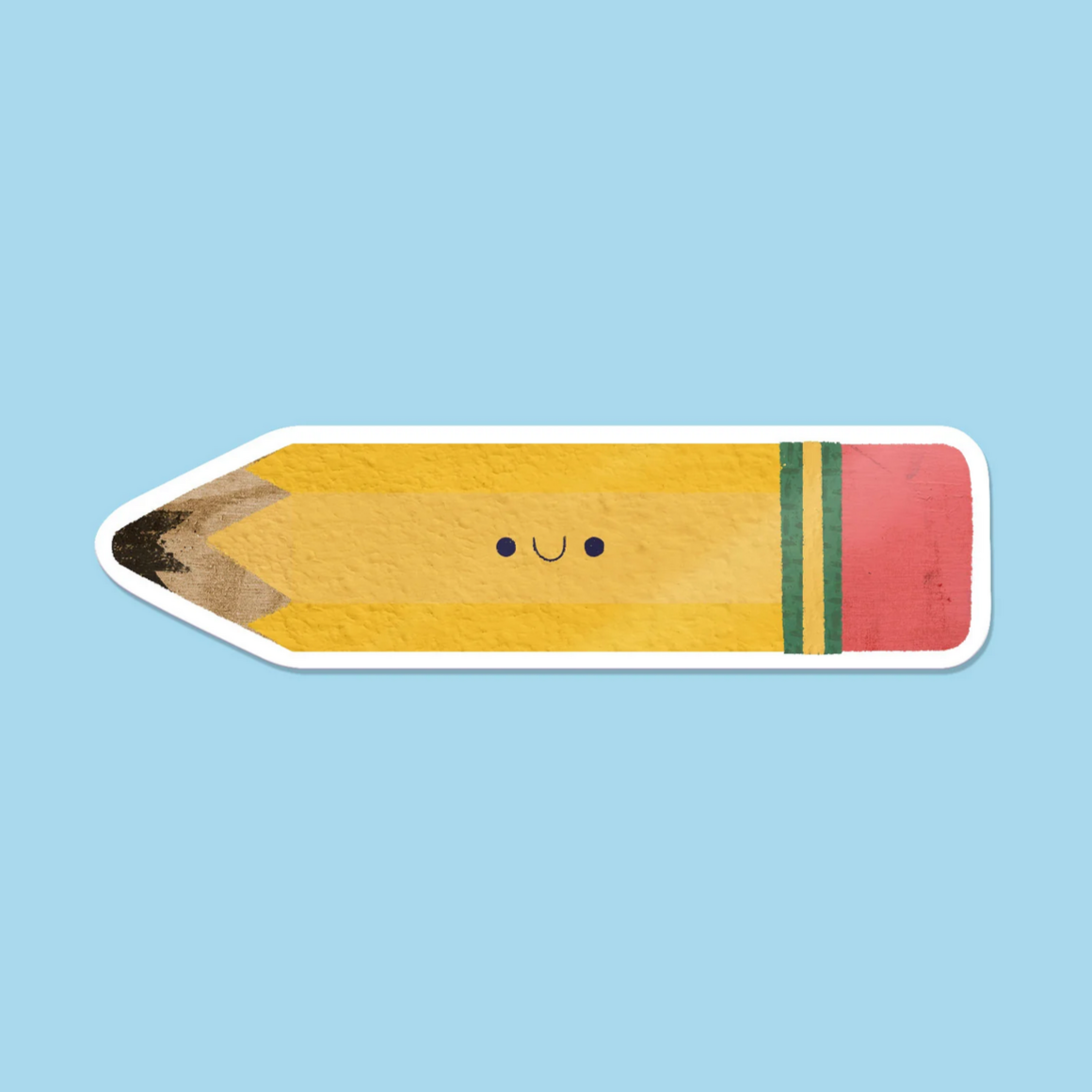Number Two Pencil Sticker -vinyl sticker