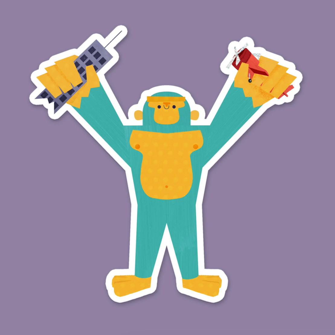 King Sticker -vinyl sticker