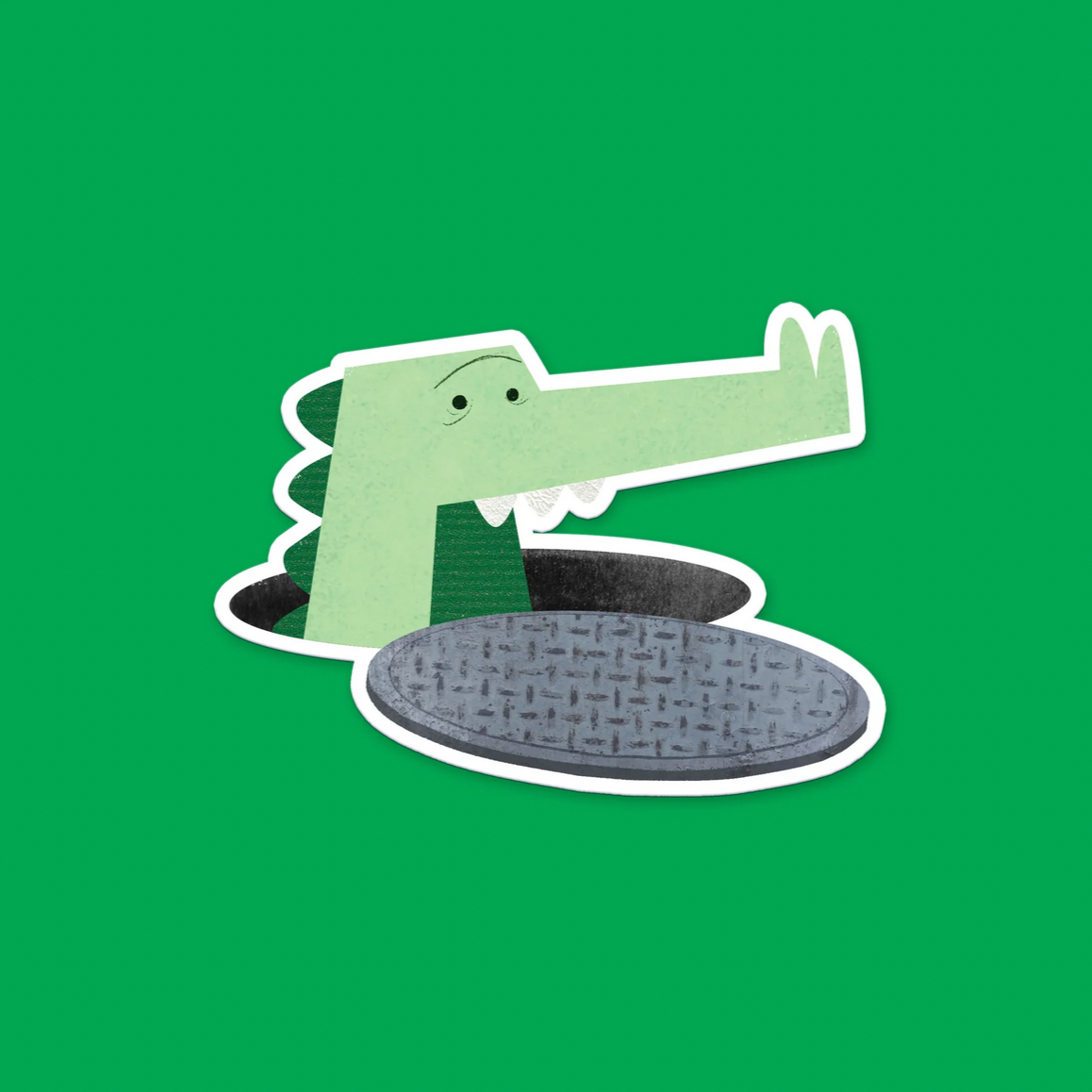Sewer Sam -vinyl sticker