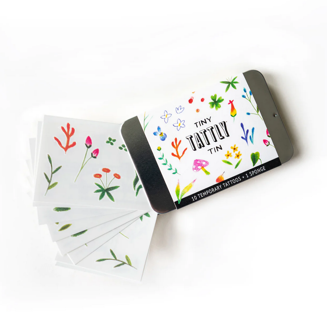 Tiny Imaginary Garden Tattoo Tin