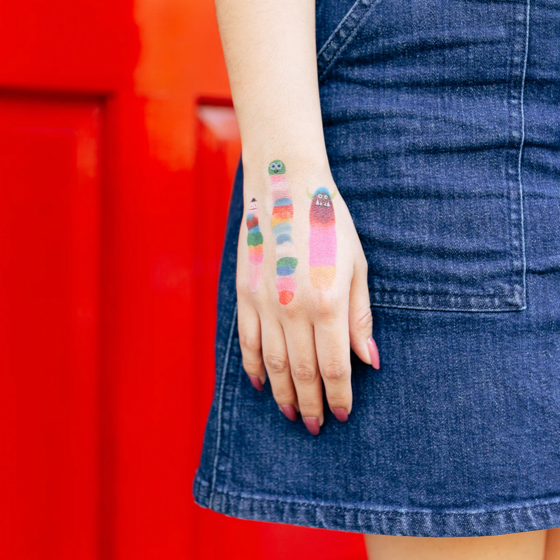 Wormies Tattoo Pair