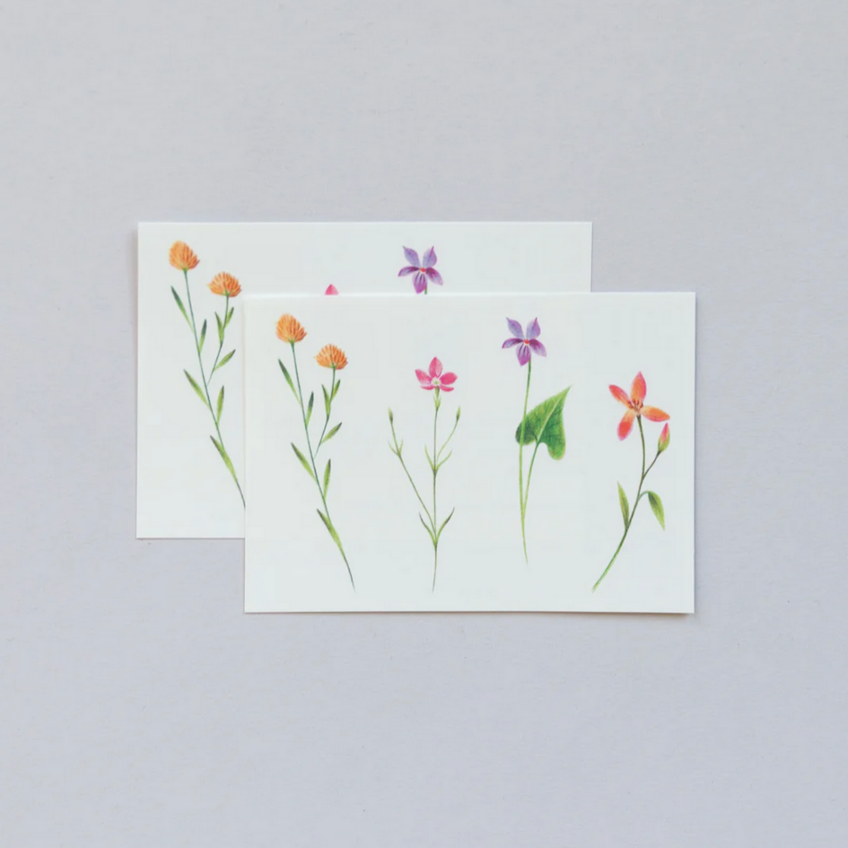 Petite Florals Tattoo Pair