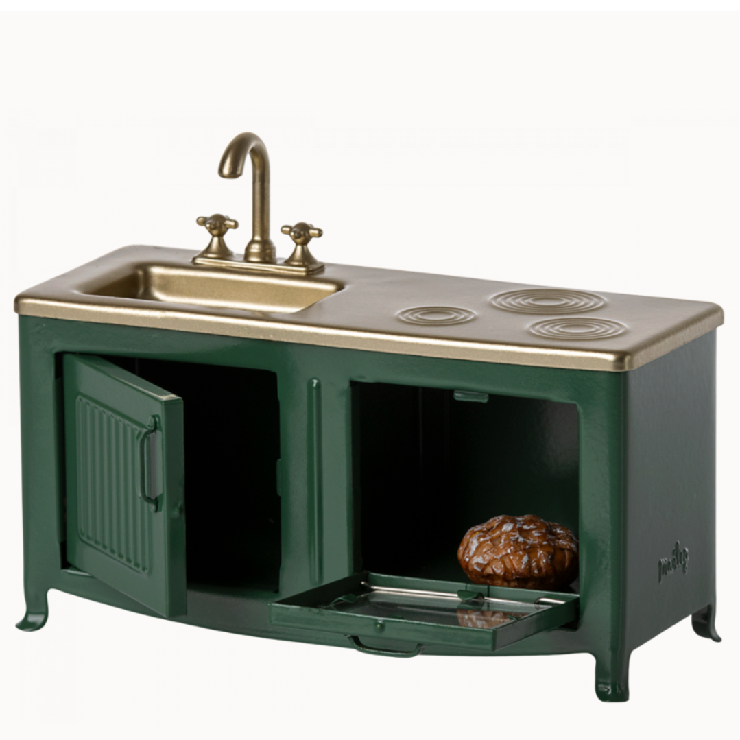 Kitchen for mouse - dark green