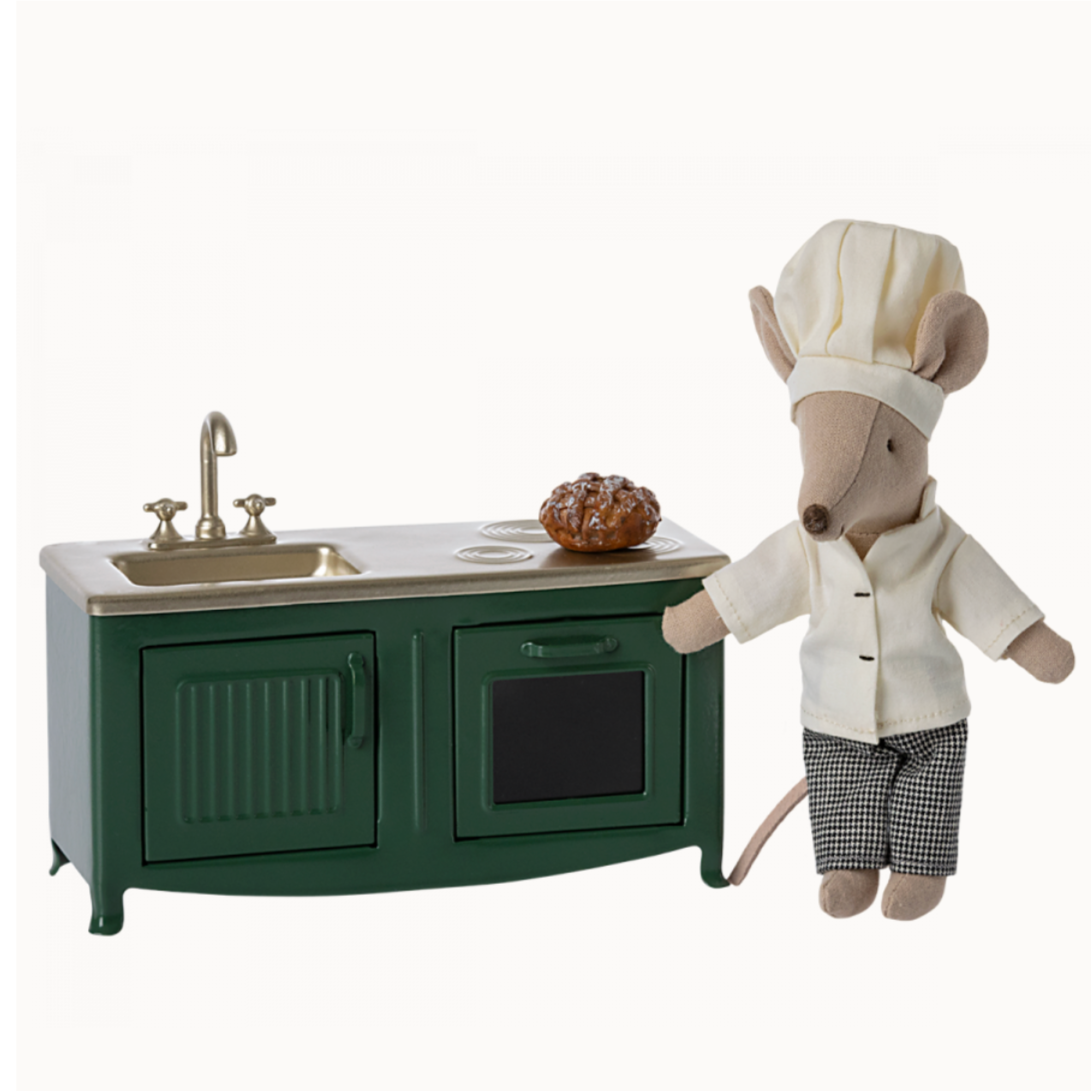 Kitchen for mouse - dark green