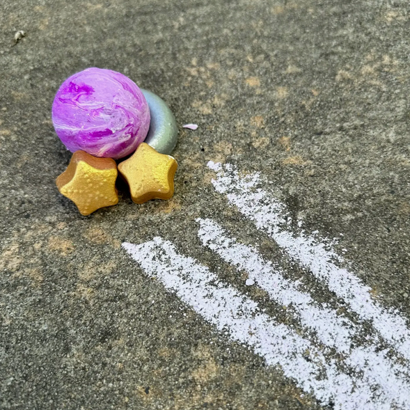 Mini Galaxy Handmade Sidewalk Chalk (3-6yrs)