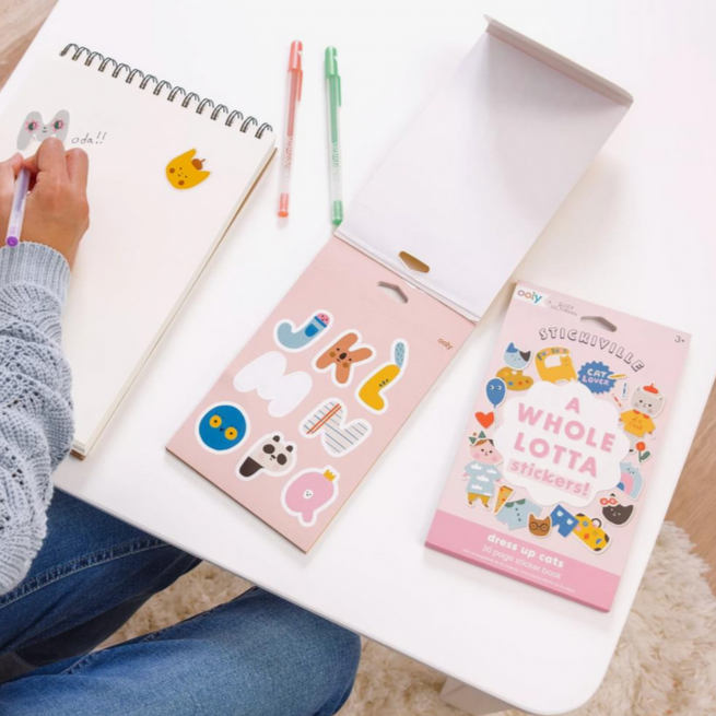 Stickiville Stickers X Suzy Ultman: Dress Up Cats