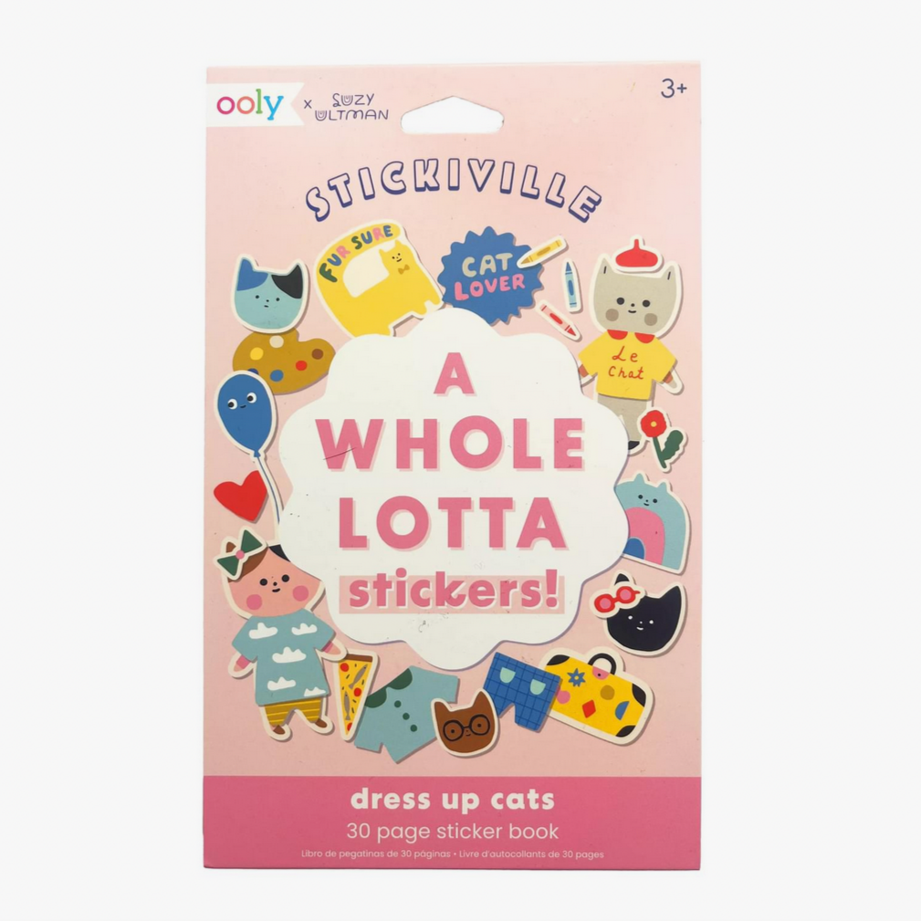Stickiville Stickers X Suzy Ultman: Dress Up Cats