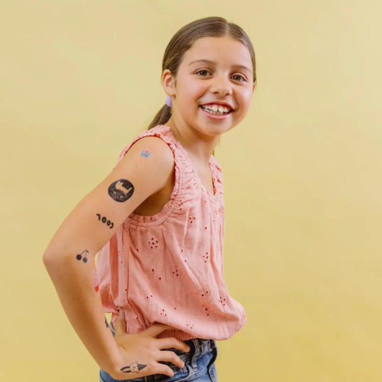 Mini Tattoo Palooza Temporary Tats X Suzy Ultman- Ice Cream Party