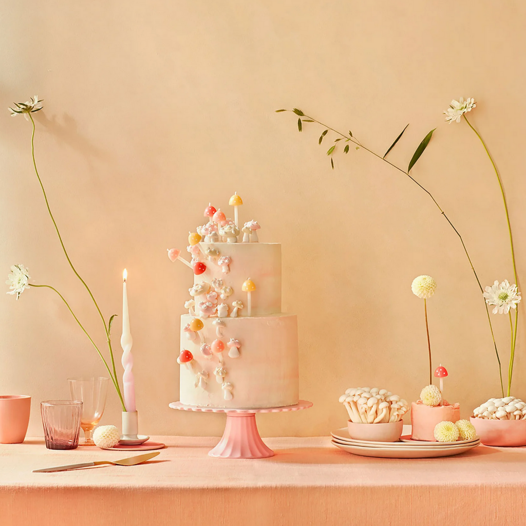 Mushroom Birthday Candles