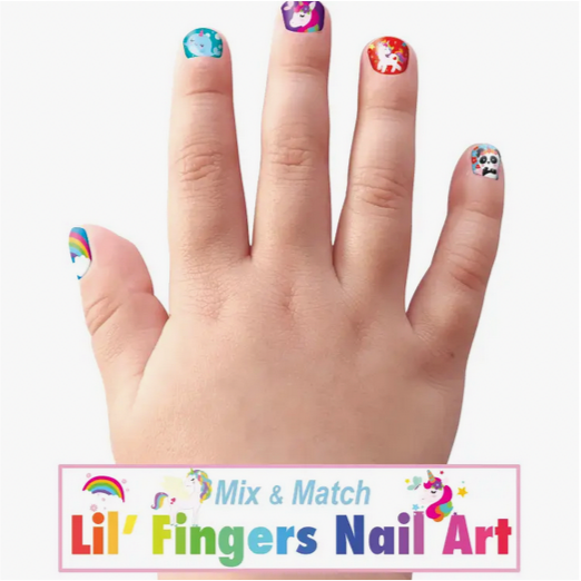 Lil' Fingers Nail Art- Unicorn Fantasy