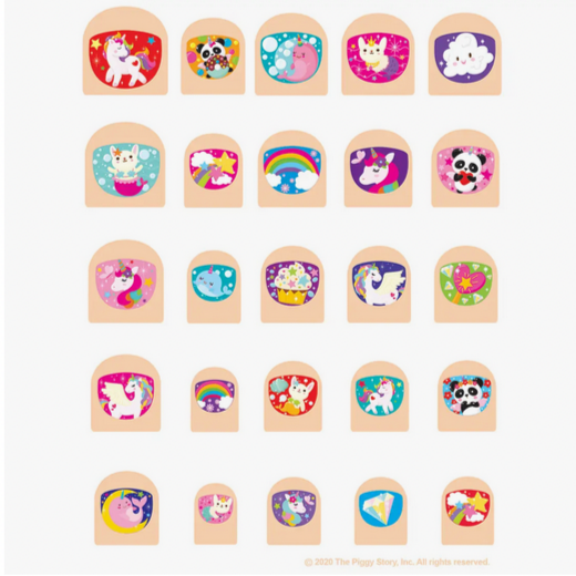 Lil' Fingers Nail Art- Unicorn Fantasy