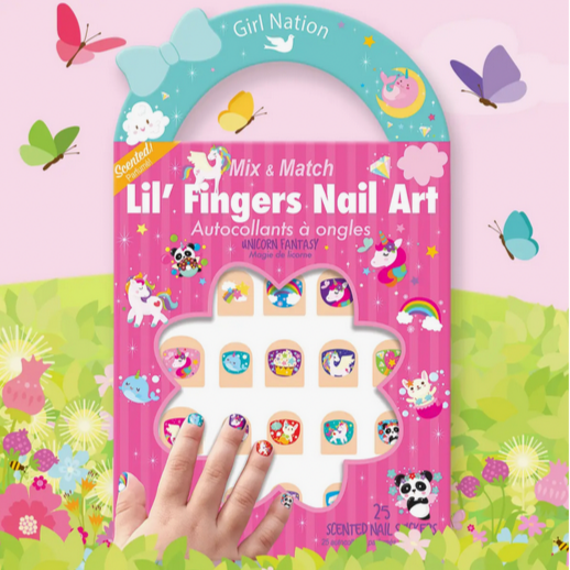 Lil' Fingers Nail Art- Unicorn Fantasy