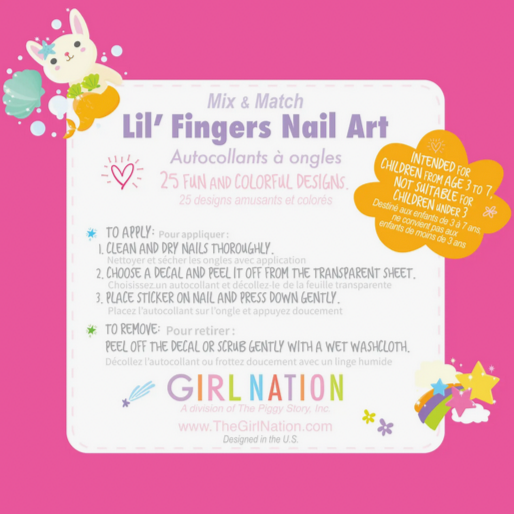 Lil' Fingers Nail Art- Unicorn Fantasy