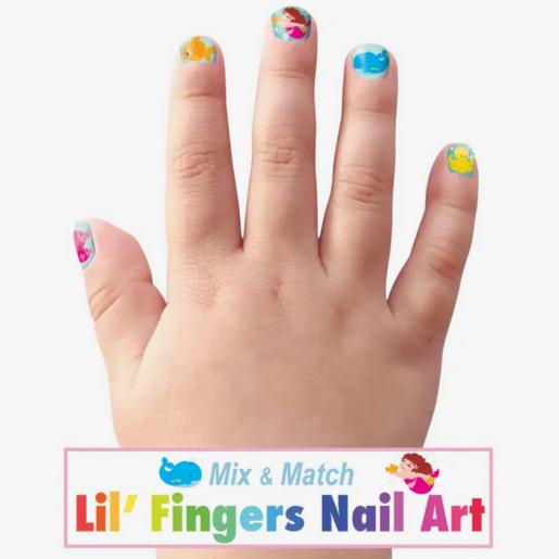 Lil' Fingers Nail Art- Mermaids & Friends