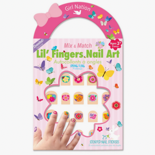 Lil' Fingers Nail Art- Spring Fling