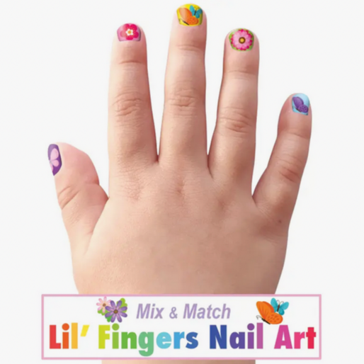 Lil' Fingers Nail Art- Spring Fling