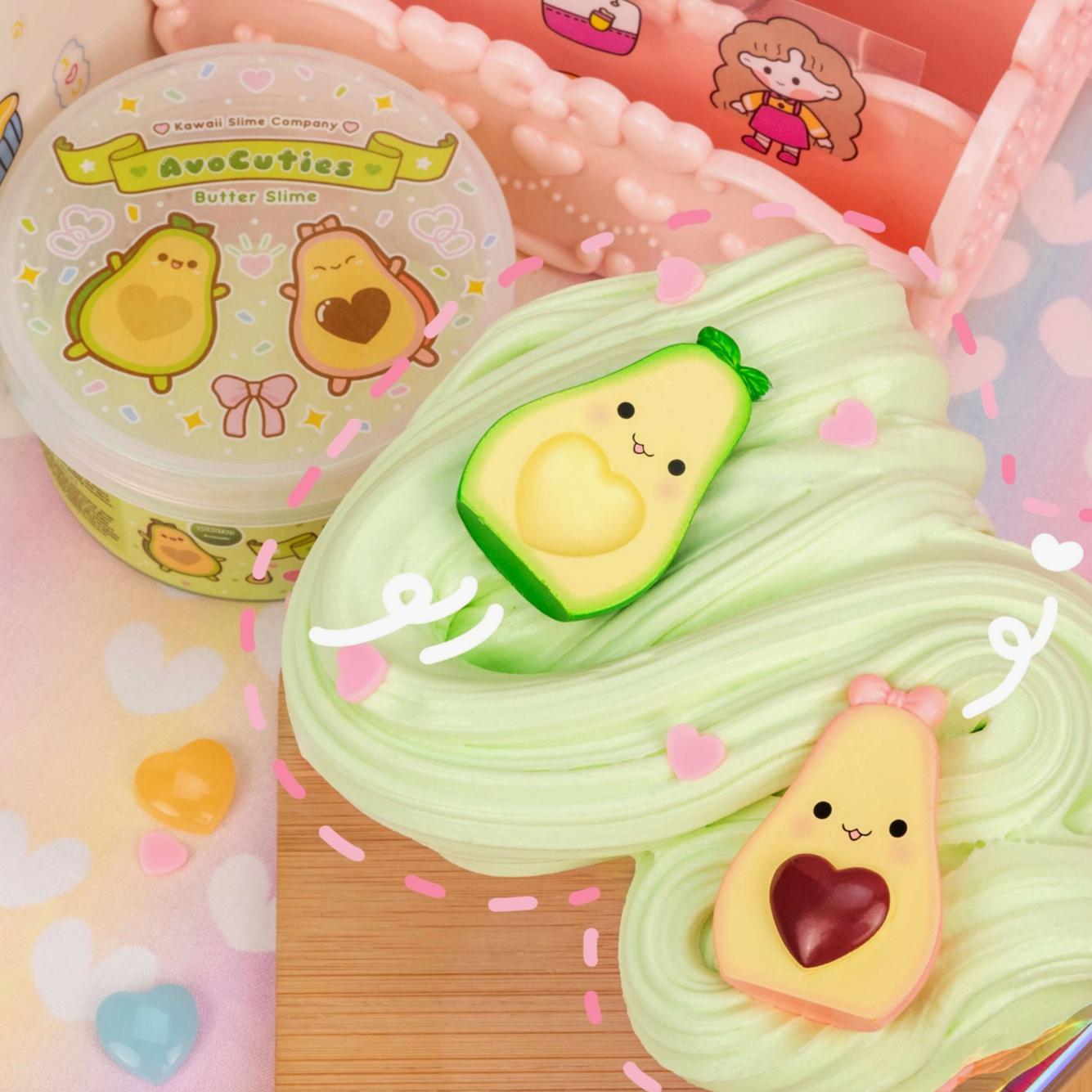 Avocuties Butter Slime Putty
