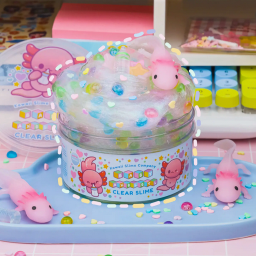 Baby Axolotl Clear Slime Putty
