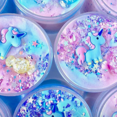 Don't Feed the Unicorns Butter Slime