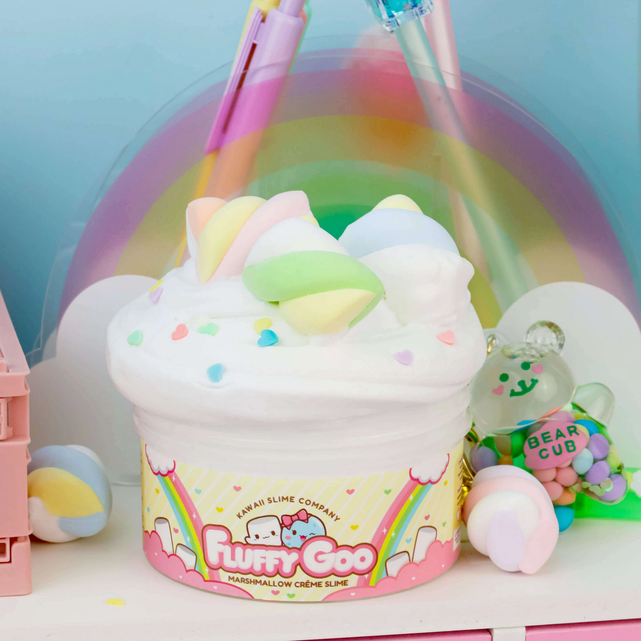 Fluffy Goo Classic Marshmallow Slime Putty