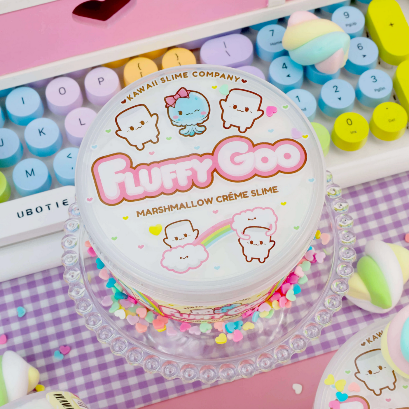 Fluffy Goo Classic Marshmallow Slime Putty