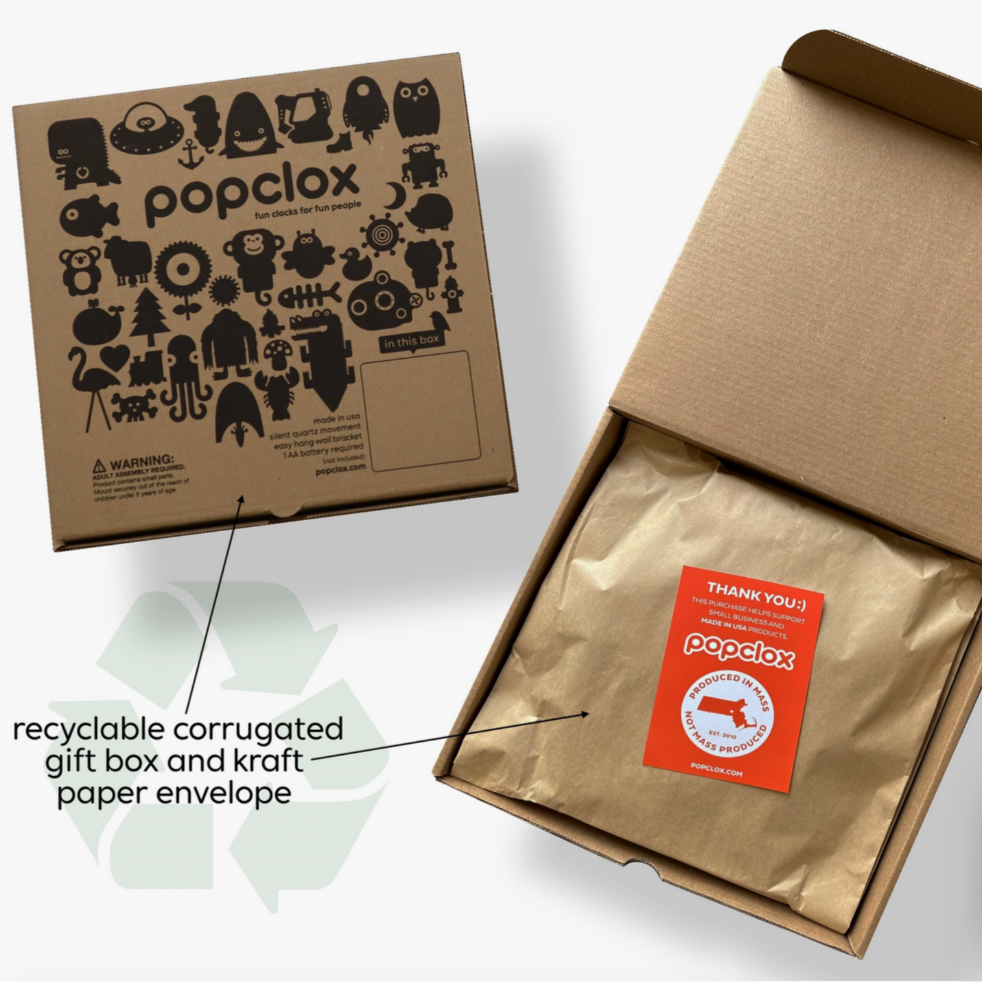 Pig Pendulum Clock -wood