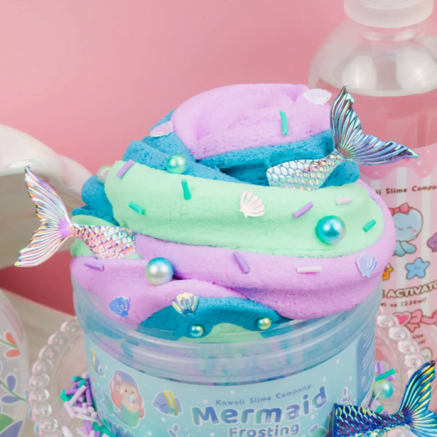Mermaid Frosting Butter Slime