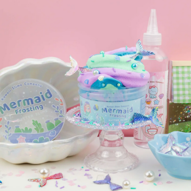 Mermaid Frosting Butter Slime