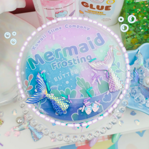 Mermaid Frosting Butter Slime