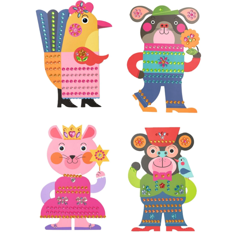 Sparkles Sticker Collage Craft Kit