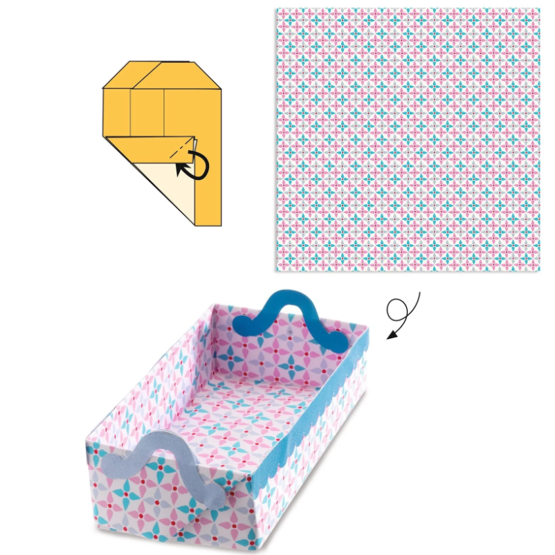 Small Boxes Origami  Paper Craft Kit