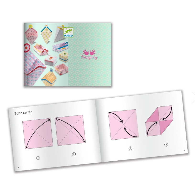 Small Boxes Origami  Paper Craft Kit