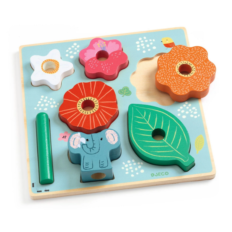 Puzz & Stack Happy  Wooden Puzzle