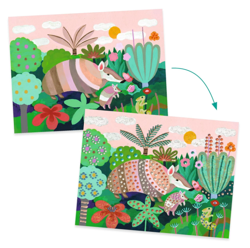 Tropical Forest 3D  Painting Activity