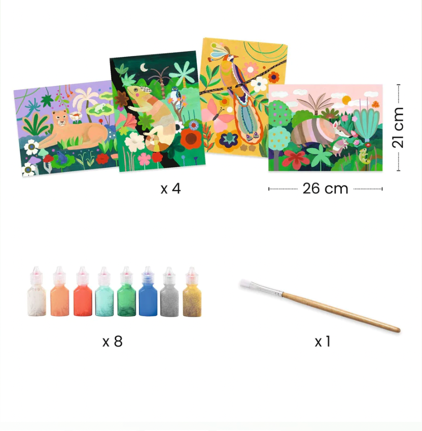 Tropical Forest 3D  Painting Activity