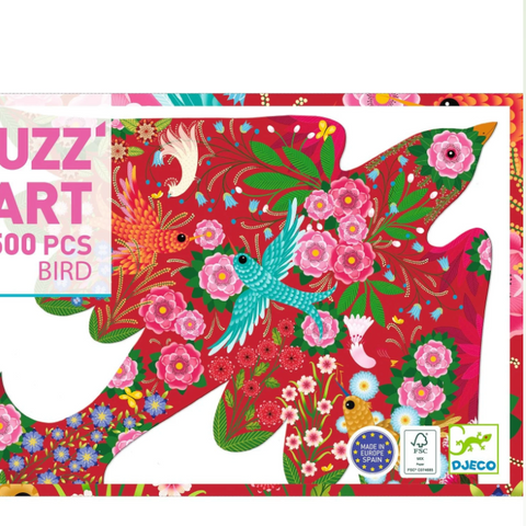 Bird Puzz'Art  Shaped Jigsaw Puzzle -500pcs -8yrs+