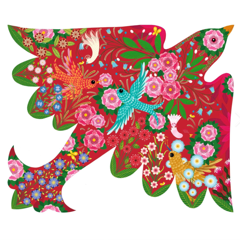 Bird Puzz'Art  Shaped Jigsaw Puzzle -500pcs