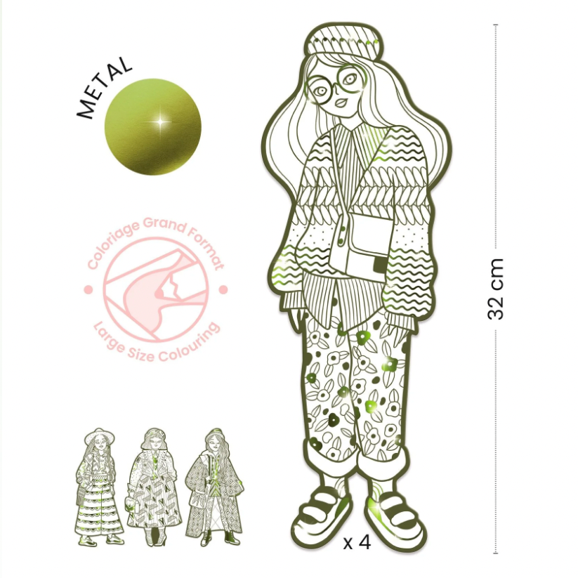 Bowie & Friends Coloring Demoiselle