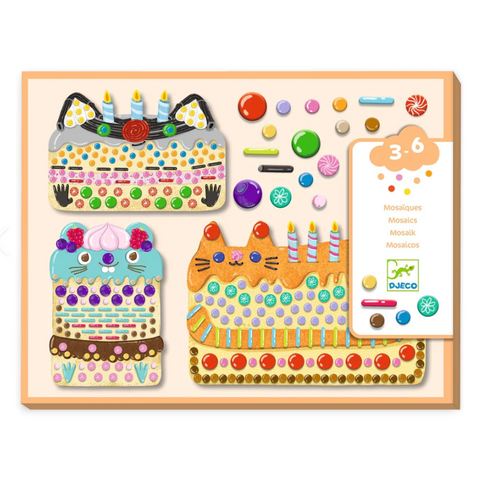Cakes Mosaics Collage Craft Kit (3-6yrs)